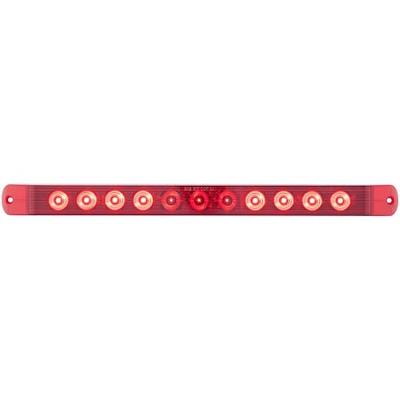 Optronics 11-Led 17in. Red Thinline Stop/Turn/Tail Light; Hardwired STL79RB